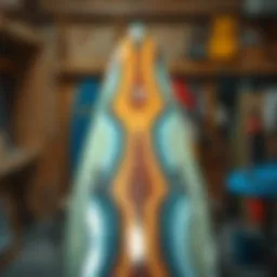 High-performance surfboard made with epoxy resin