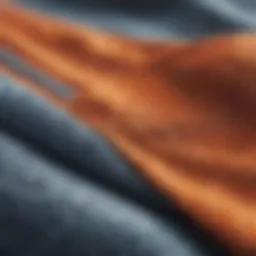 Close-up of kitesurf shorts showcasing fabric texture