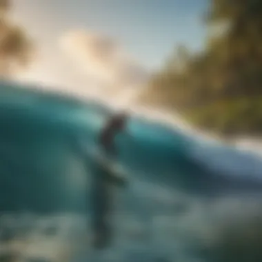 Ancient Surfing Practices Historical depiction of ancient surfing practices in Polynesia