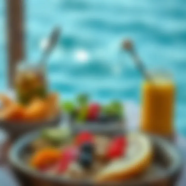 Nutritious Meal Featuring Vitamin-Packed Ingredients Healthy meal showcasing vitamin-rich foods