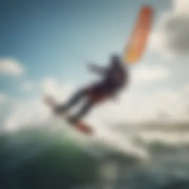 Kitesurfing in Diverse Conditions Kitesurfing enthusiasts enjoying diverse water conditions
