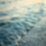 The Calming Effect of Gentle Waves Gentle waves lapping against the shore creating a soothing atmosphere