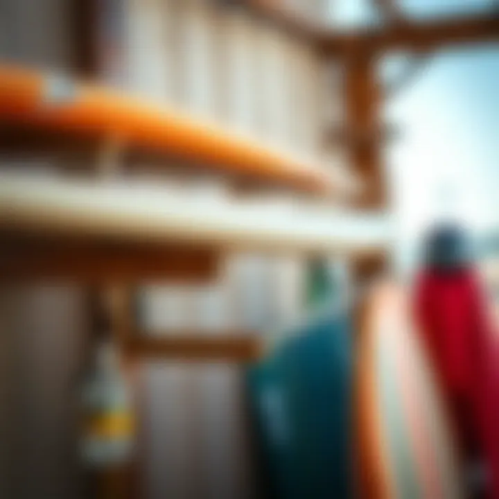 Materials for a Reliable Vertical Surf Rack A close-up of the materials used in building a durable vertical surf rack.