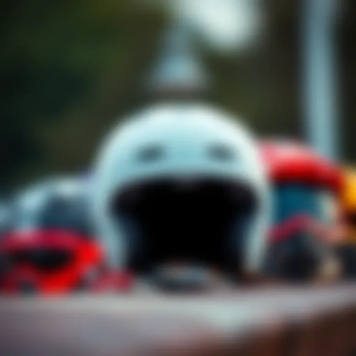 Top Brands and Their Skateboard Helmets A selection of top skateboard helmets from various brands