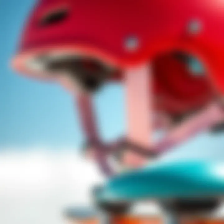 The Importance of a Proper Fit for Safety Close-up of a skateboard helmet demonstrating a perfect fit