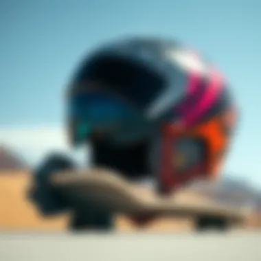 Advanced Safety Features in Skateboard Helmets Protective skateboard helmet showcasing advanced safety features