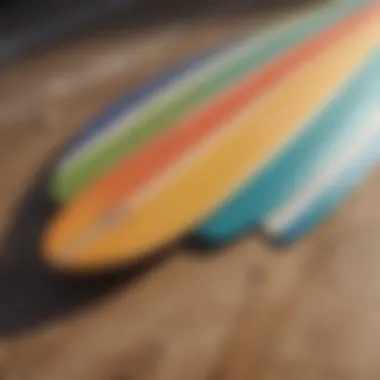 Exploring Surfboard Materials and Their Hardness Different surfboard materials laid out with durometer ratings