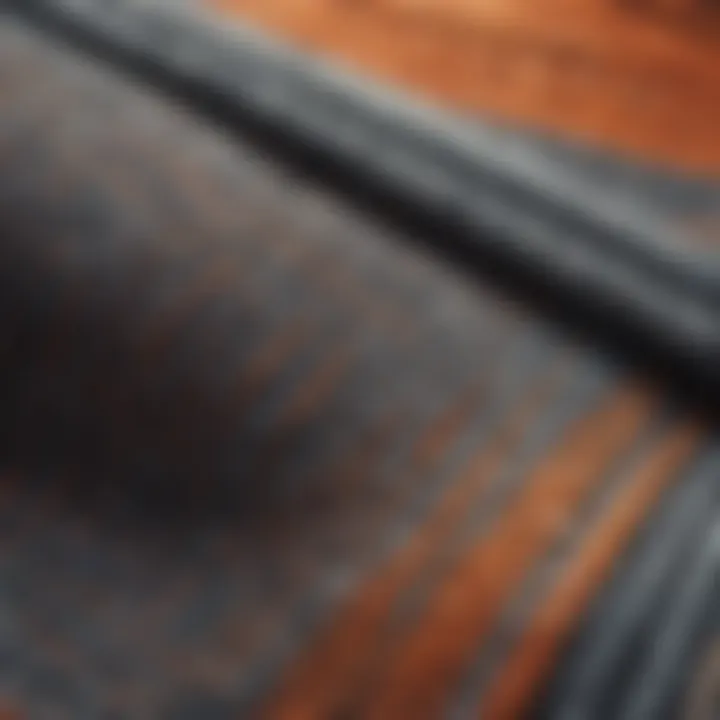 Close-up of board shorts fabric showcasing texture and quality