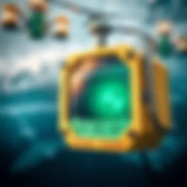 Close-Up of a Shark Detection Device Close-up of a shark detection device