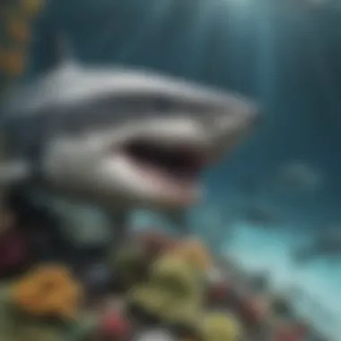 Exploring Shark Habitats and Influences A serene ocean environment representing shark habitat influences