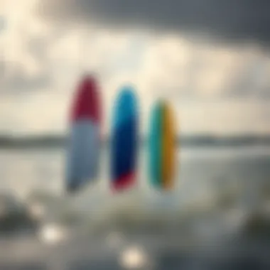 Wakesurf Board Size Comparison Comparison of wakesurf board sizes for taller surfers