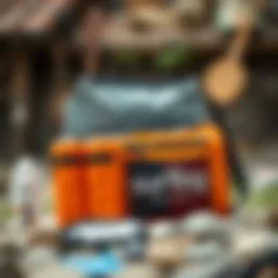 Durable waterproof pouch with multiple compartments